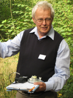 Rodney leading a session at the CCFG conference on Understanding daylight in the context of Continuous Cover Forestry, Westonbirt Arboretum, 2009. 